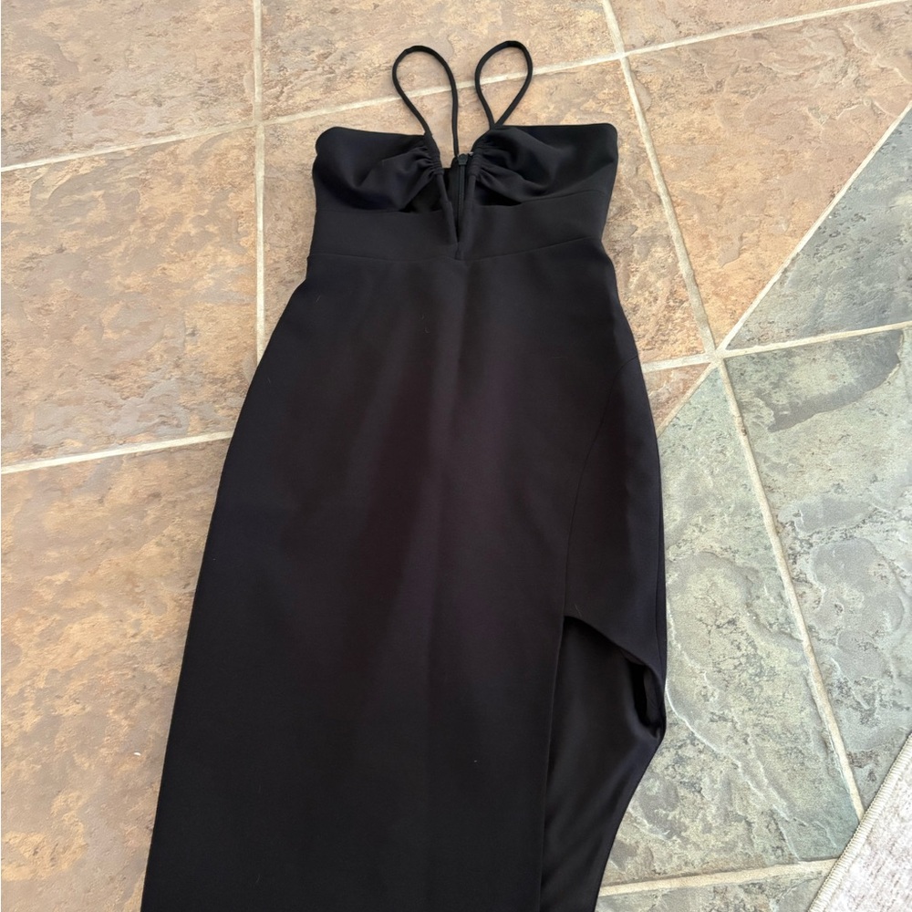 BCBGMaxAzria Strapless Black Dress